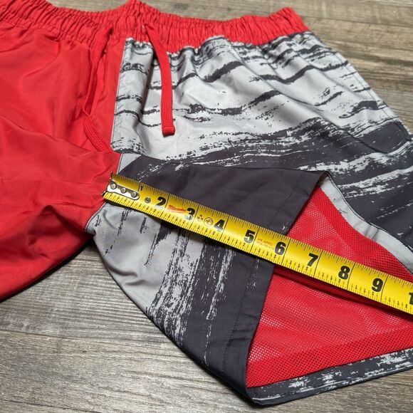 Nike Woven Flow Summer Hoop Shorts DV9605-657 Black Red Men's Size L - Picture 6 of 7